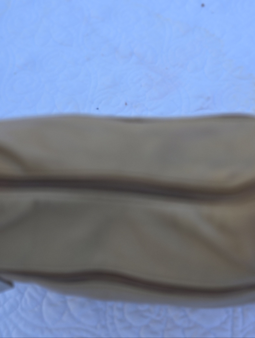 Aurielle Vintage 90s Beige Slouchy Leather Hobo Bag - Picture 9 of 17